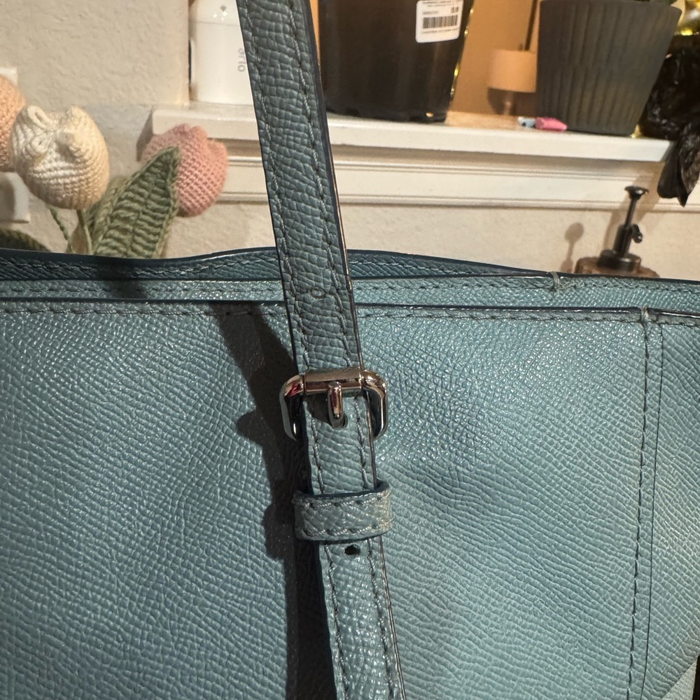 Coach Light Blue Tote Bag - Picture 4 of 14